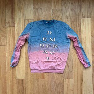 Unopened, never used Pro- democracy sweatshirt: Kamala 2024